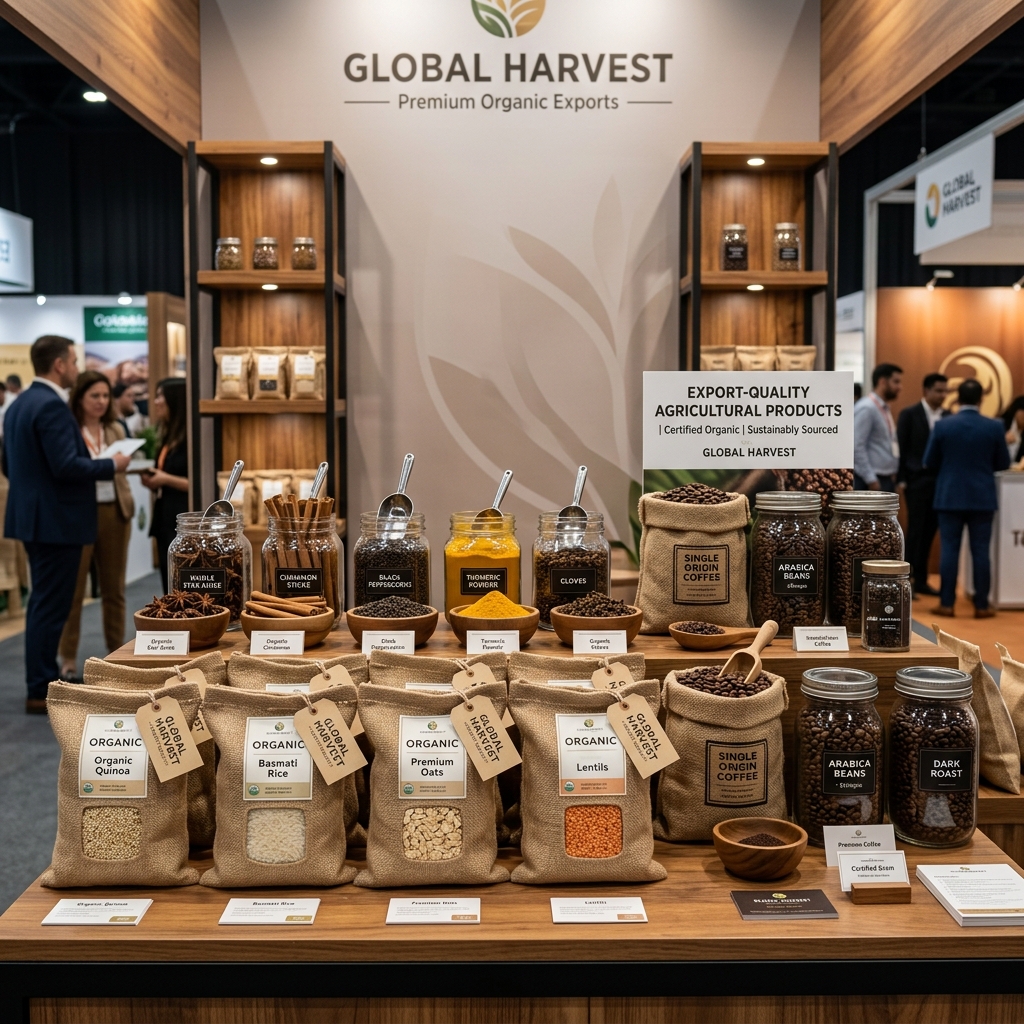 Export quality spices and grains